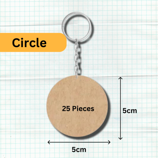 MDF Keychain Blanks